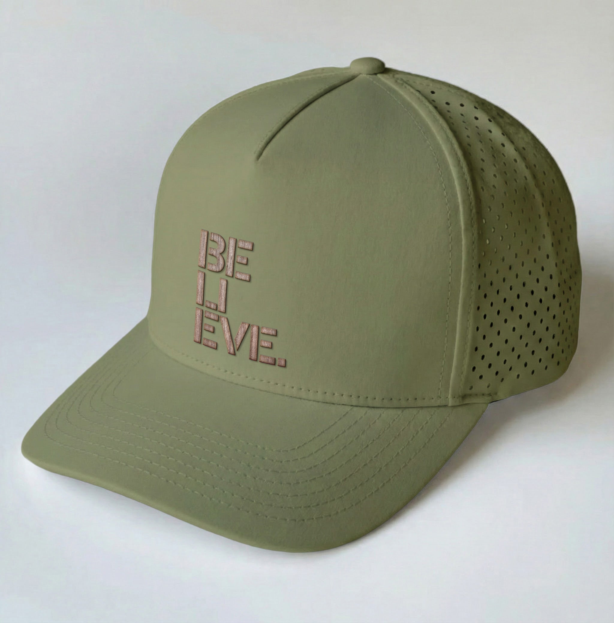 BELIEVE No. 001 - Real Wood Hat