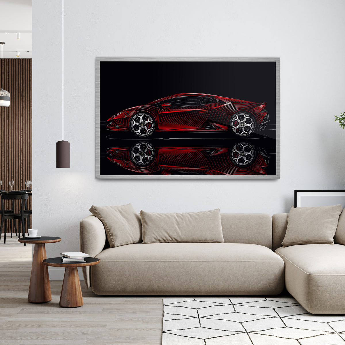 Red Lamborghini Huracán No. 001